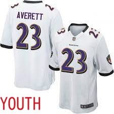 Youth Baltimore Ravens #23 Anthony Averett White Nike Limited Player NFL Jersey->women nfl jersey->Women Jersey